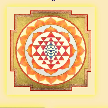 Shri Yantra sacred geometric painting