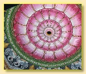 Pink mandala painting