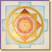 Shiva yantra geometric painting
