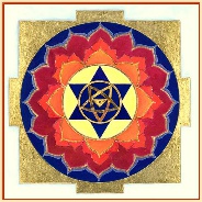 Lakshmi yantra geometric painting
